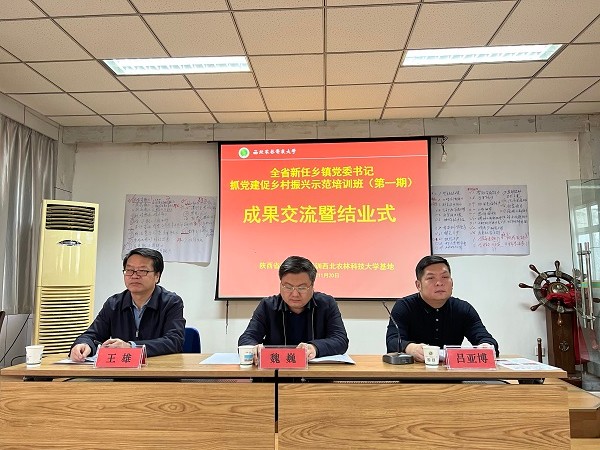 全省新任鄉鎮黨委書記抓黨建促鄉村振興示范培訓班順利結業