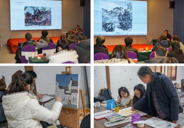“江蘇省高校師范專業(yè)美術(shù)骨干教師風(fēng)景寫生能力提升培訓(xùn)班”圓滿舉行
